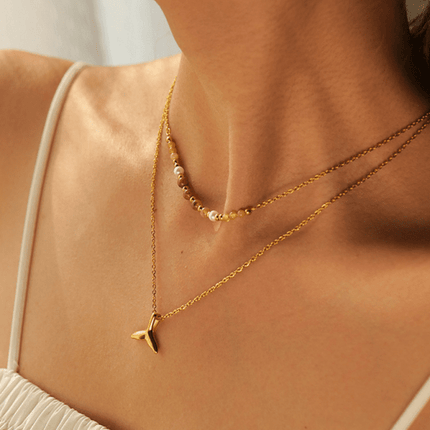 New summer beach style fashion ocean starfish shell necklace - Très Elite