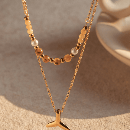 New summer beach style fashion ocean starfish shell necklace - Très Elite