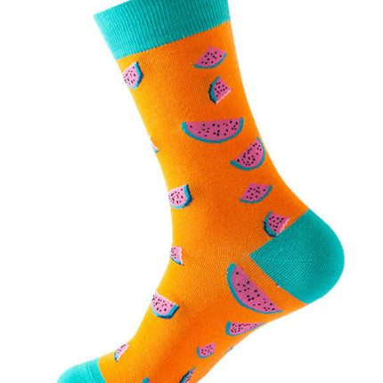 New trendy and fun fruit pattern mid-calf socks - Très Elite