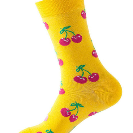 New trendy and fun fruit pattern mid-calf socks - Très Elite