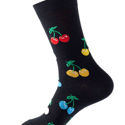 New trendy and fun fruit pattern mid-calf socks - Très Elite