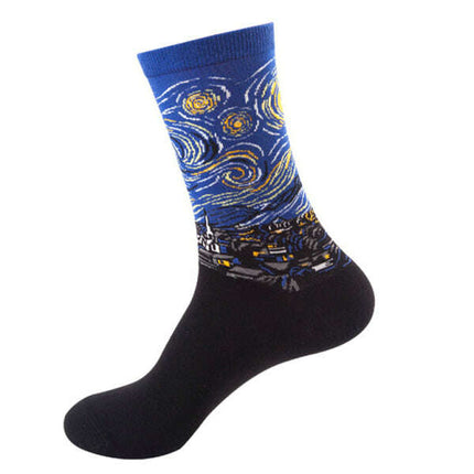 New trendy and interesting pattern mid-calf socks - Très Elite