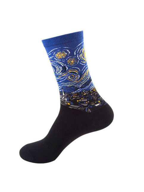 New trendy and interesting pattern mid-calf socks