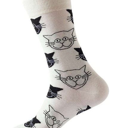New trendy fun animal dog pattern mid-calf socks- Très Elite- Très Elite