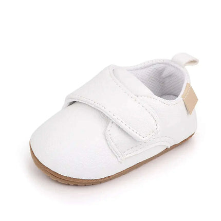 Newborn Baby Shoes Baby Boy Girl Shoes Classic Leather Rubber Sole Anti-slip - Très Elite