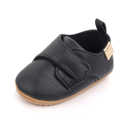 Newborn Baby Shoes Baby Boy Girl Shoes Classic Leather Rubber Sole Anti-slip - Très Elite
