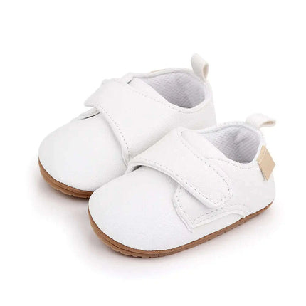 Newborn Baby Shoes Baby Boy Girl Shoes Classic Leather Rubber Sole Anti-slip - Très Elite