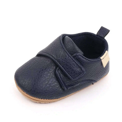 Newborn Baby Shoes Baby Boy Girl Shoes Classic Leather Rubber Sole Anti-slip - Très Elite