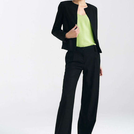 Nife Chic Relaxed Fit Wide Leg Trousers for Women Everyday - Très Elite