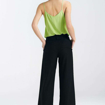 Nife Chic Relaxed Fit Wide Leg Trousers for Women Everyday - Très Elite