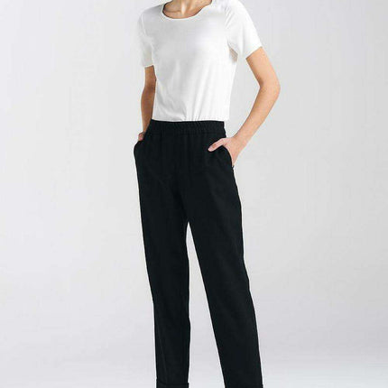 Nife Womens Effortlessly Chic Green Straight Leg Trousers - Très Elite
