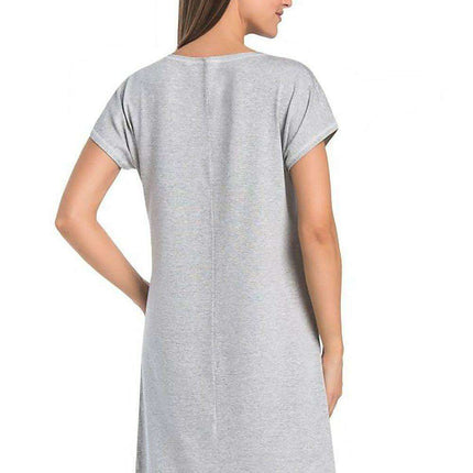Nighttime Elegance Black Nightshirt Dress for Women - Très Elite