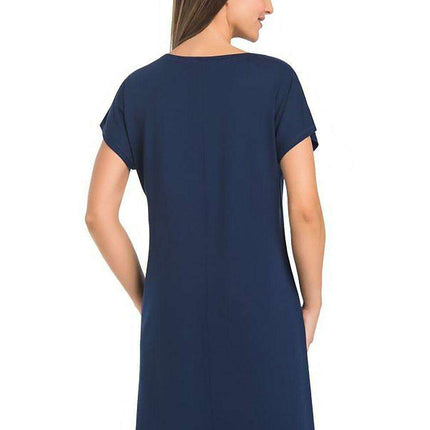 Nighttime Elegance Black Nightshirt Dress for Women - Très Elite