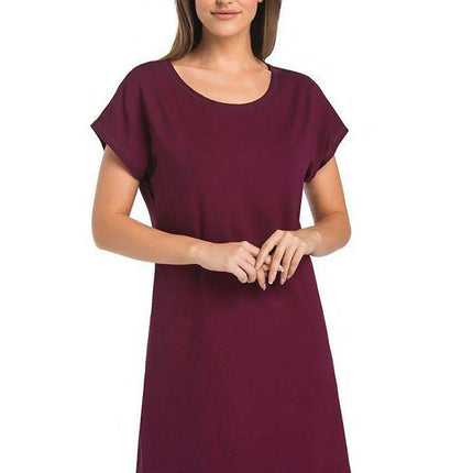 Nighttime Elegance Black Nightshirt Dress for Women - Très Elite