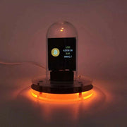 Nixie Tube Alarm Clock with RGB Lights, WIFI Weather Station, and Bitcoin Price Display - Très Elite