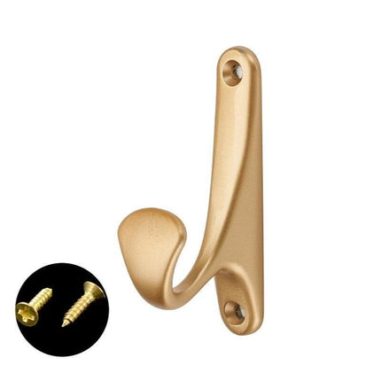 Nordic Charm Wall Hooks: Stylish Zinc Alloy Organizer for Elegant Home Interiors