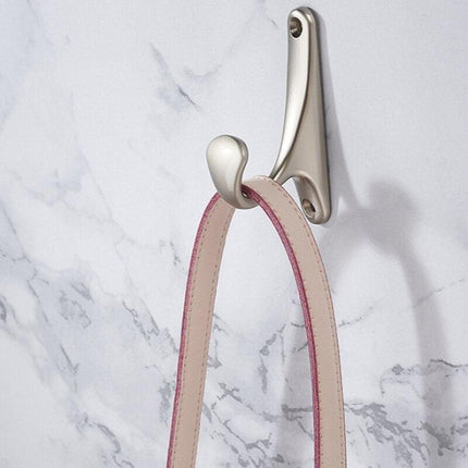 Nordic Charm Wall Hooks: Stylish Zinc Alloy Organizer for Elegant Home Interiors