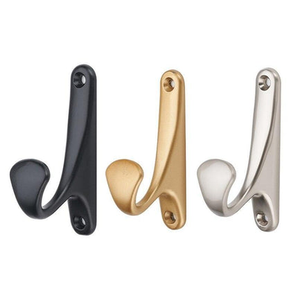Nordic Charm Wall Hooks: Stylish Zinc Alloy Organizer for Elegant Home Interiors
