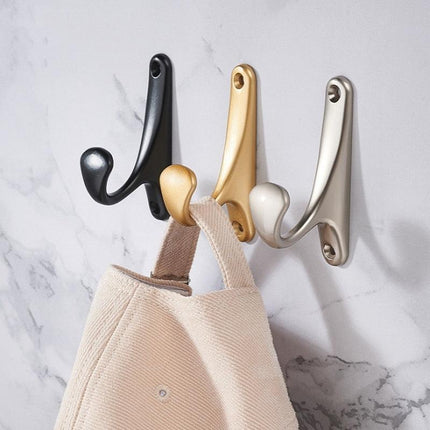 Nordic Charm Wall Hooks: Stylish Zinc Alloy Organizer for Elegant Home Interiors
