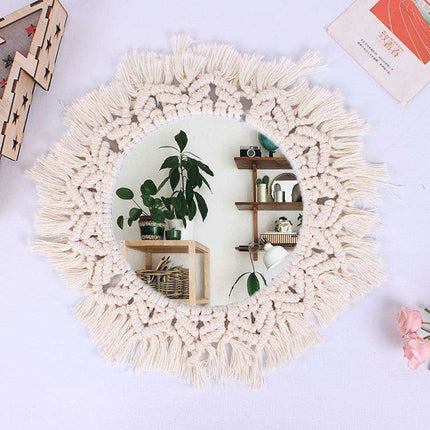 Nordic Chic: Artisan-Made Geometric Acrylic Vanity Mirror