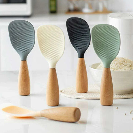 Nordic Chic: Premium Silicone Spoon Set for Gourmet Cooking - Très Elite