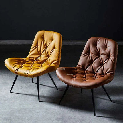 Nordic Elegance Leather Single Sofa: Redefine Comfort and Style in Your Living Space - Très Elite