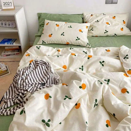 Nordic Lattice Green Grid Bedding Ensemble - Très Elite