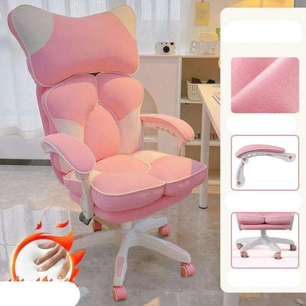 Nordic Luxe Gaming Chair with Genuine Leather and 360-Degree Swivel - Très Elite