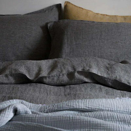 Nordic Simple & Opulence 100% Linen Duvet Cover Set - Très Elite