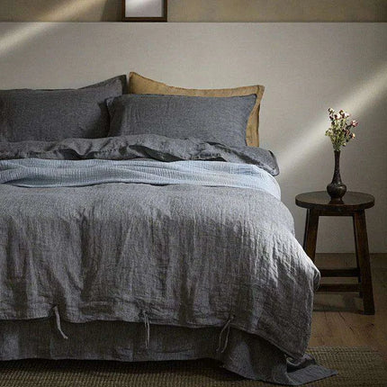 Nordic Simple & Opulence 100% Linen Duvet Cover Set - Très Elite