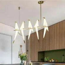 Nature-Inspired Nordic Bird Ceiling Lamp with Elegant Design