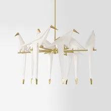 Elegant Nordic Bird LED Ceiling Lamp: Nature-Inspired Home Decor