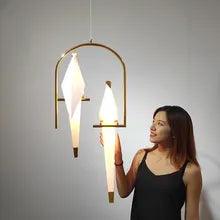 Nordic Bird-Inspired LED Ceiling Lamp for Elegant Home Decor
