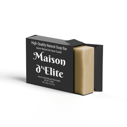 Nourishing Apricot & Lemongrass Goat's Milk Exfoliating Bar with Natural Oils.