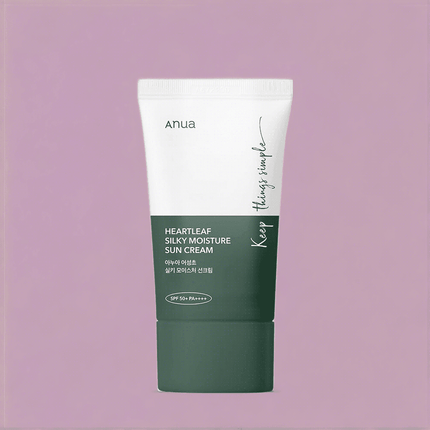 Nourishing Daily Defense Sunscreen with Heartleaf Extract - SPF50+ Protection.