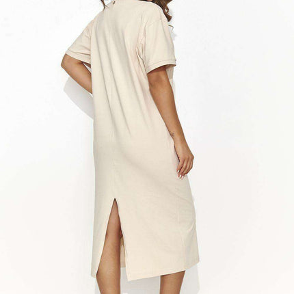Numinous Knit Dress with Back Slit for Effortless Elegance - Très Elite