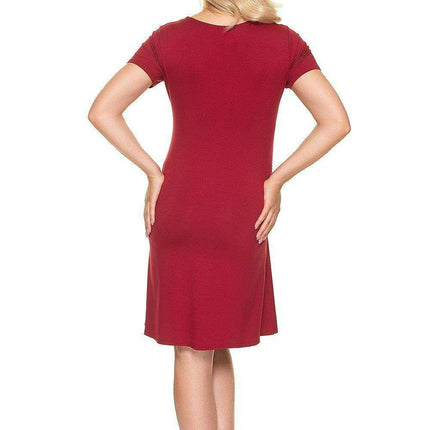 Nursing-Friendly Peekaboo Bow Maternity Sleepwear - Très Elite