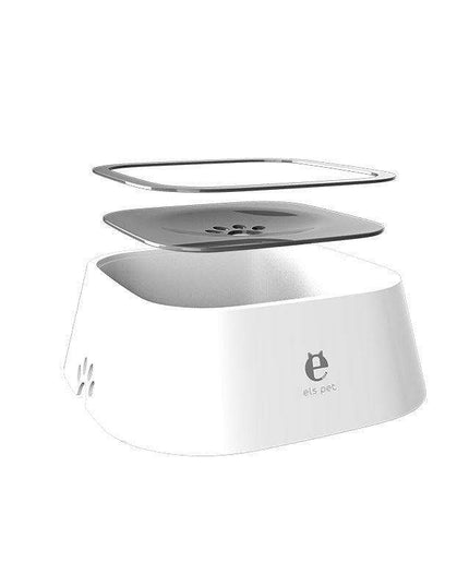 Artisanal Ceramic Pet Bowl with Stylish Decorative Print