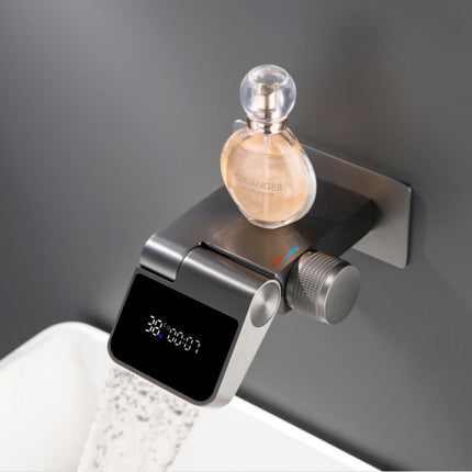 Concealed Wall-Mounted Waterfall Faucet - Full Copper, Digital