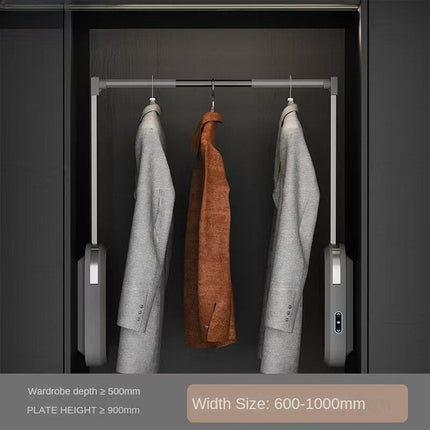 Electric Pull-Down Wardrobe Lift Rail with Smart Remote & Voice Control | Très Elite