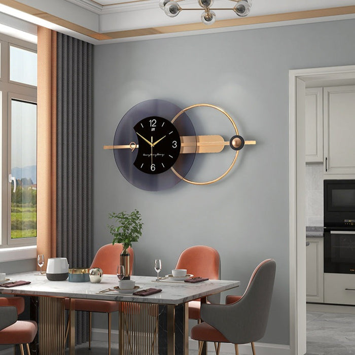 Elegant Botanica Modern Minimalist Wall Clock for Home Decor