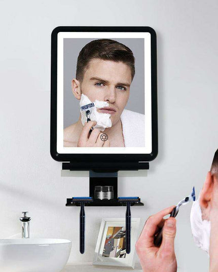 Ultimate Men's LED Grooming Mirror - Style and Precision Anywhere