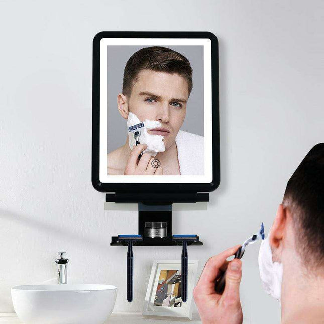 Ultimate Men's LED Grooming Mirror - Style and Precision Anywhere