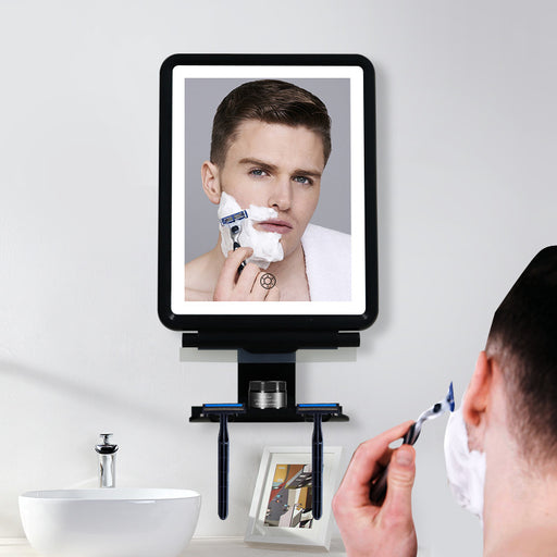Smart LED Mirror for Men's Grooming and Self-Care Mastery