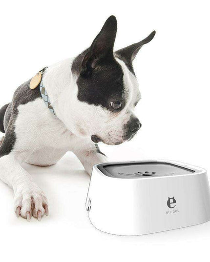 Artisanal Ceramic Pet Bowl with Stylish Decorative Print