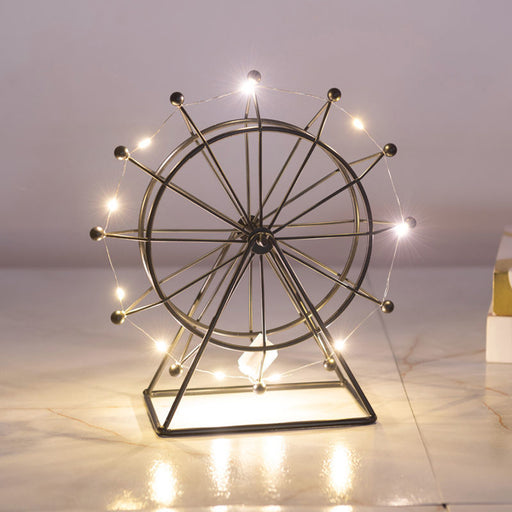 Nordic Wheel of Wonder Iron Art Sculpture