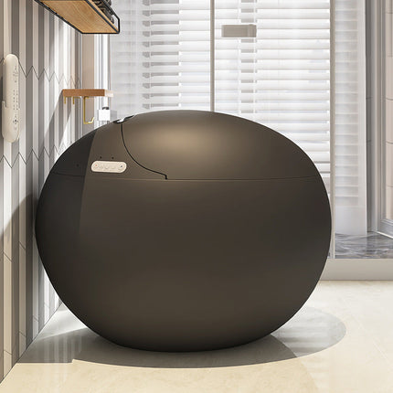 Luxury Orange Smart Toilet | Modern Design & Heated Seat