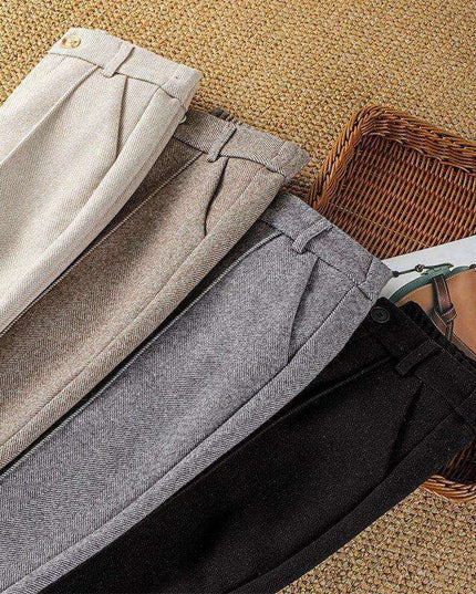 Cozy Chic Women's Velvet Harem Pants for Winter