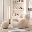 Wool roll milk apricot color