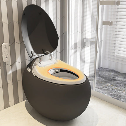 Luxury Orange Smart Toilet | Modern Design & Heated Seat